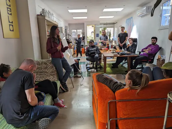 Coworking session at Giveth House